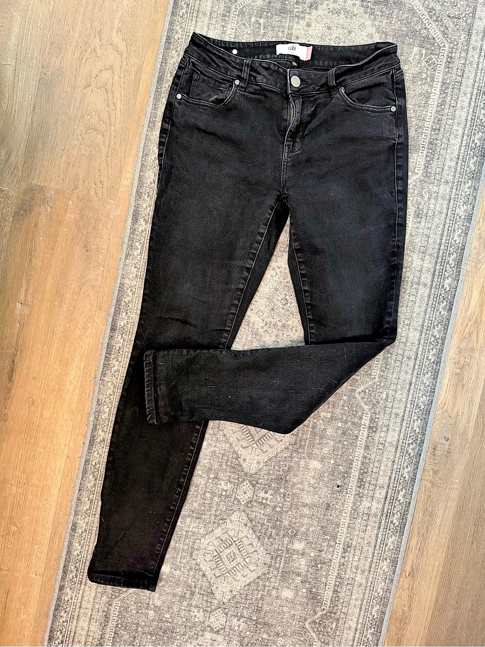 Cabi Skinny Jeans Black Size 8 Like New